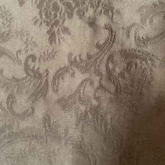 Chicos khaki Cotton/Spandex slacks size 1 ( Medium or size 8) EUC Damask pattern - Picture 3 of 8